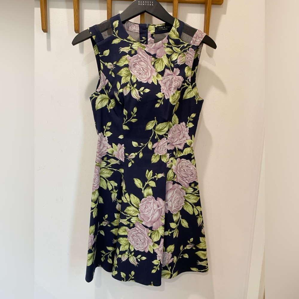 Rag & Bone Ruby Sleeveless Floral Print A Line Mi… - image 3